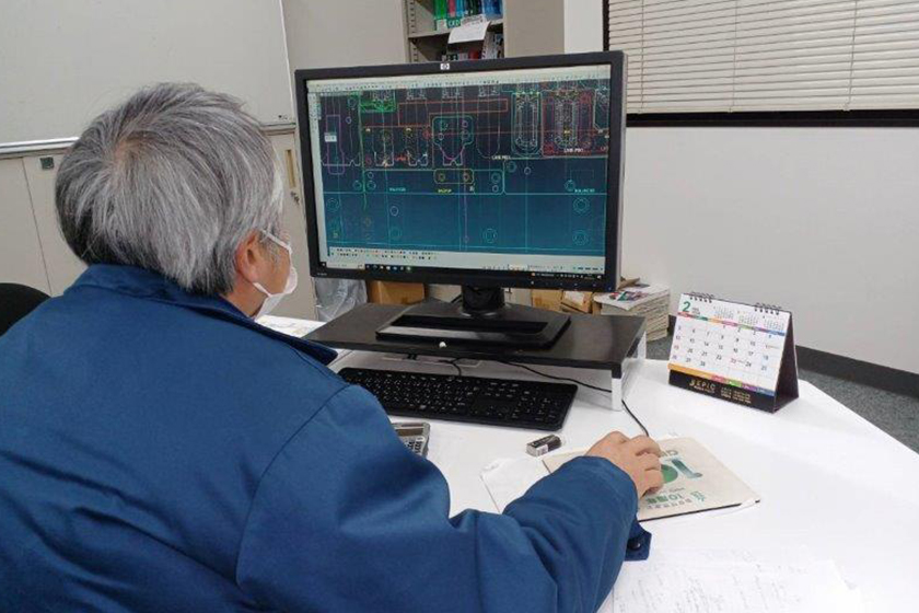 3D-CAD/CAM：VISIを操作する画像